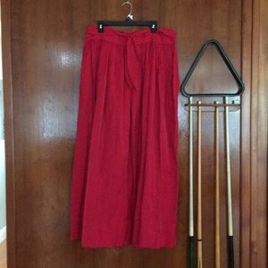 NY&Co Red Full Skirt